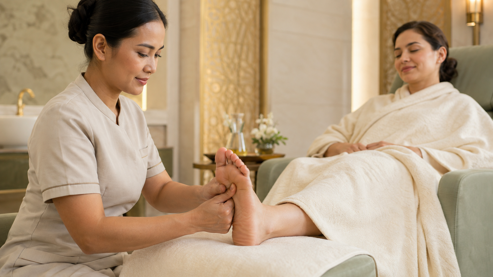 Foot Reflexology at Bliss Spa Dubai Marina